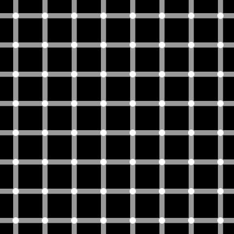 Grid illusion, Hermann or Hering Grid